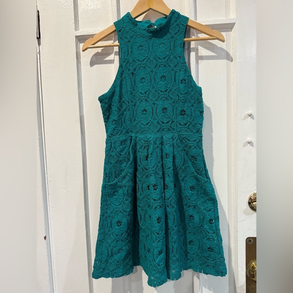 Kimchi Blue Teal Lace women’s Dress